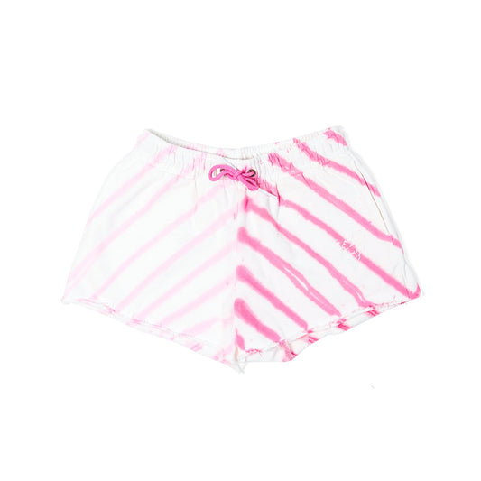 Pink Stripe Dye Shorts